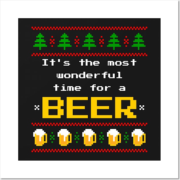 Christmas Beer Wall Art by VomHaus